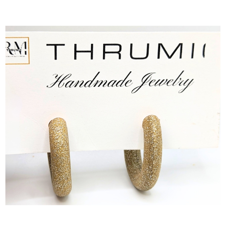 Gold Round Hoops