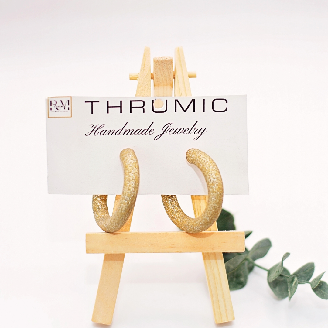 Gold Round Hoops