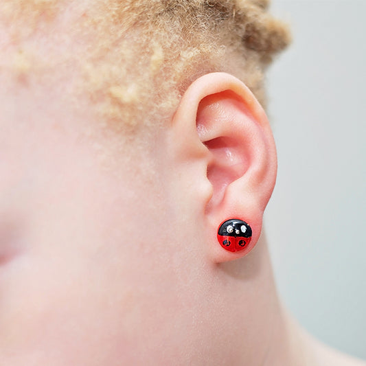 Mini Ladybug Studs